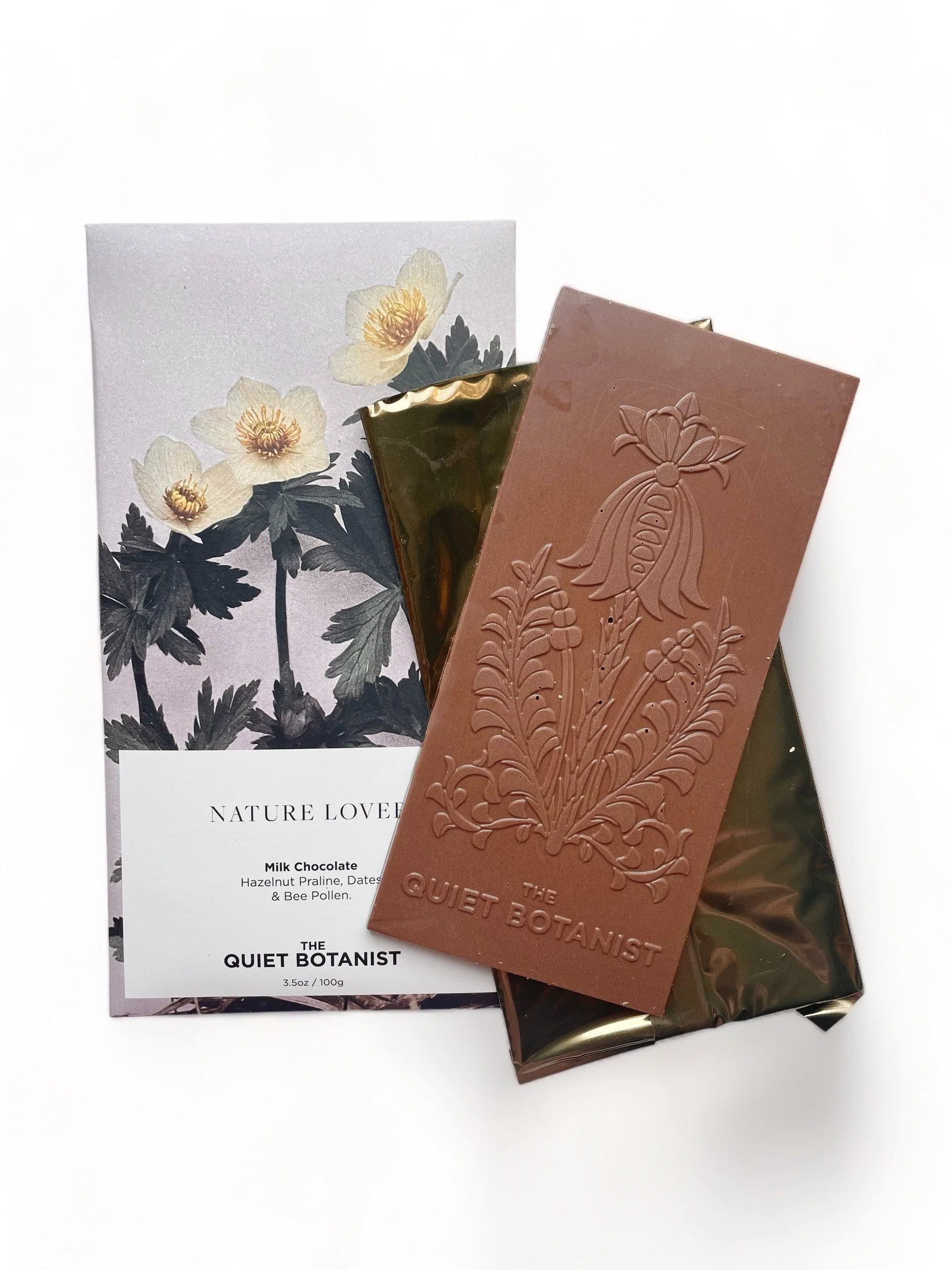 NATURE LOVER BAR - Milk Chocolate with Dates & Bee Pollen - Image 4